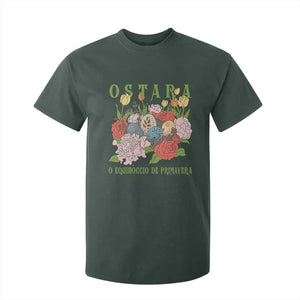 Ostara Eostre Easter Day T Shirt For Kid O Equinoccio De Primavera Eggs Flowers TS11 Dark Forest Green Print Your Wear
