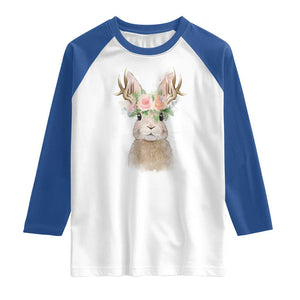 Ostara Pagan Eostre Easter Day Raglan Shirt Rabbit Wolpertinger Spring Equinox Festival TS11 White Royal Print Your Wear