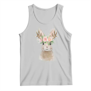 Ostara Pagan Eostre Easter Day Tank Top Rabbit Wolpertinger Spring Equinox Festival TS11 Ash Print Your Wear