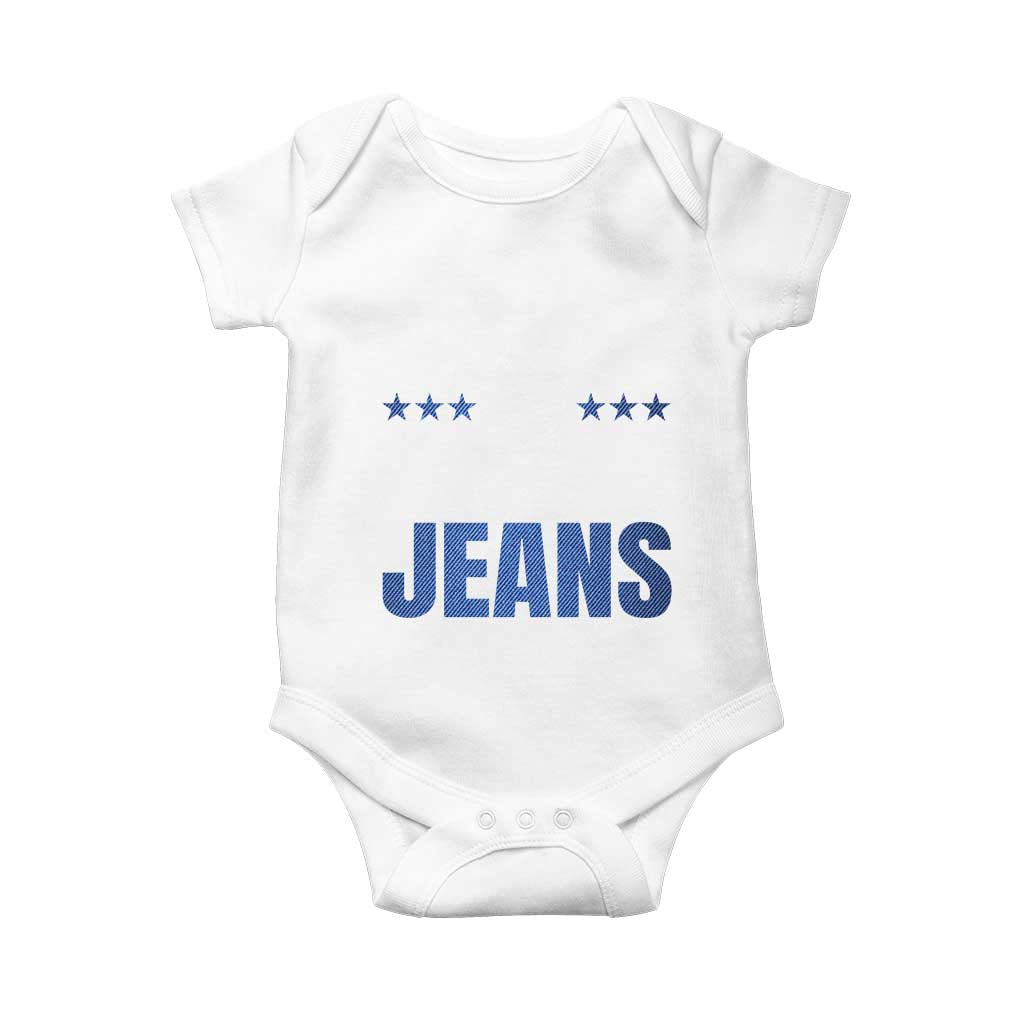 Denim Day Awareness Baby Onesie Asking Me Why I Am Wearing Jeans TS11 White Print Your Wear