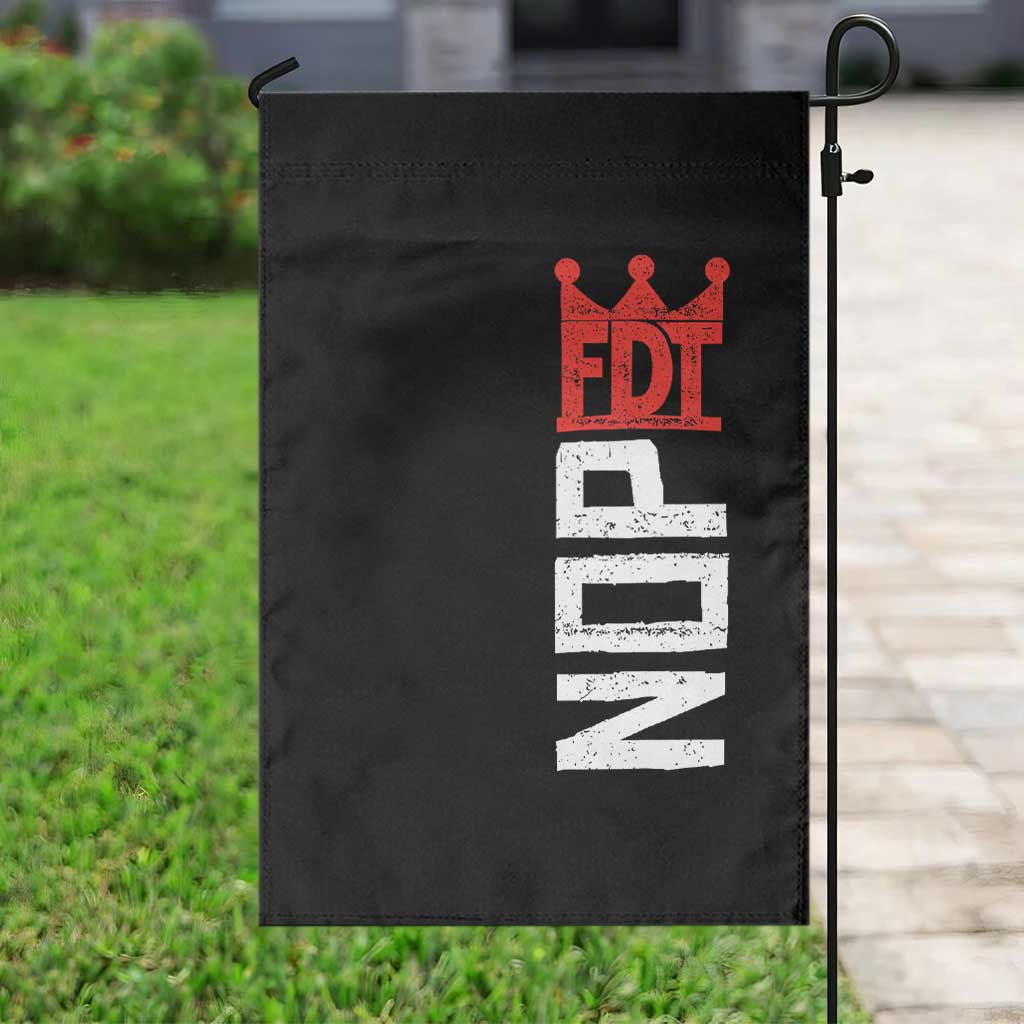 No Kings Protest Nope Funny Political Satire Garden Flag TS11 Print Your Wear