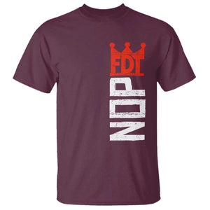 No Kings Protest Nope Funny Political Satire T Shirt TS11 Maroon Print Your Wear