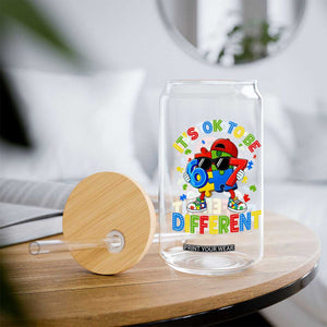 Six Seven Autism Awareness Glass Can It Is Ok To Be Different 67 Meme Puzzle TS11 Print Your Wear