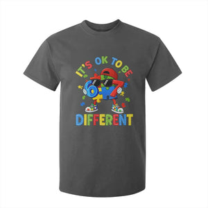 Six Seven Autism Awareness T Shirt For Kid It Is Ok To Be Different 67 Meme Puzzle TS11 Dark Heather Print Your Wear