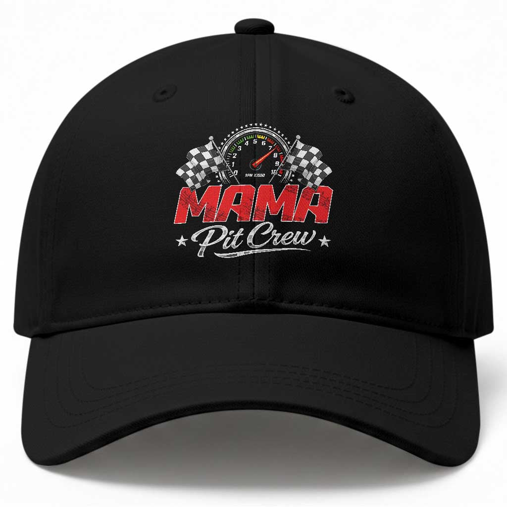 Mama Pit Crew Baseball Cap Racing Family Matching Mothers Day TS11 Print Your Wear