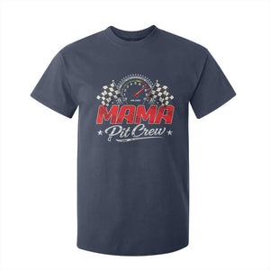 Mama Pit Crew T Shirt For Kid Racing Family Matching Mothers Day TS11 Navy Print Your Wear