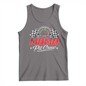 Mama Pit Crew Tank Top Racing Family Matching Mothers Day TS11 Deep Heather Print Your Wear
