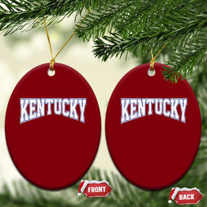 Kentucky Ceramic Ornament Vintage Sports Design Kentuckian KY State TS11 Print Your Wear
