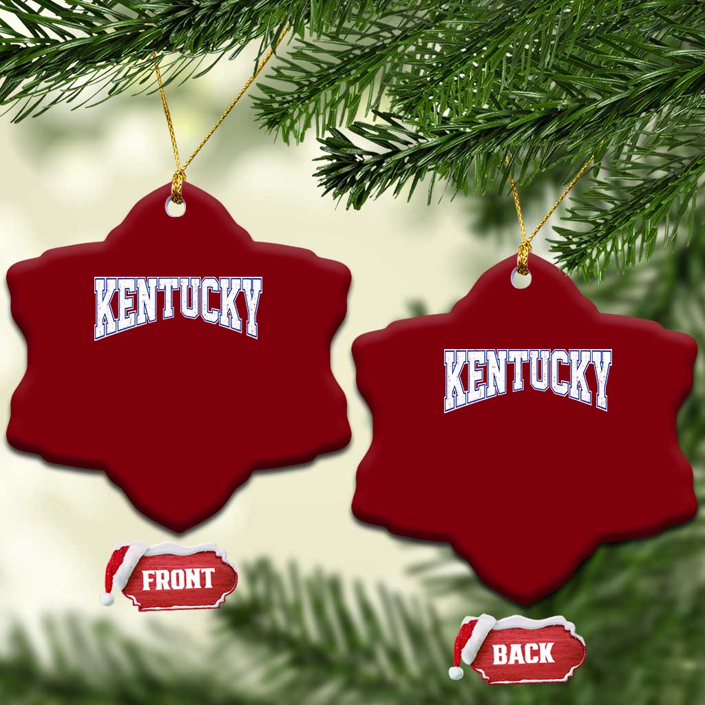 Kentucky Ceramic Ornament Vintage Sports Design Kentuckian KY State TS11 Print Your Wear