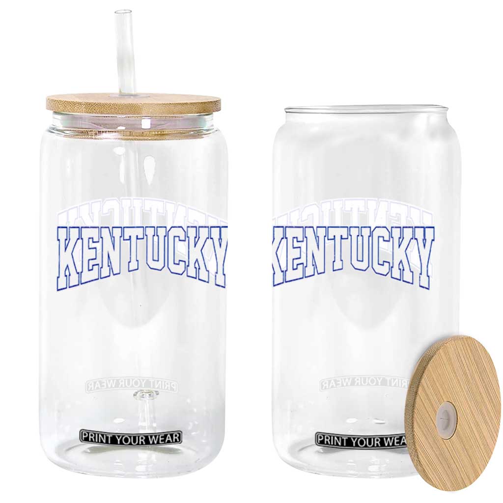Kentucky Glass Can Vintage Sports Design Kentuckian KY State TS11 Print Your Wear