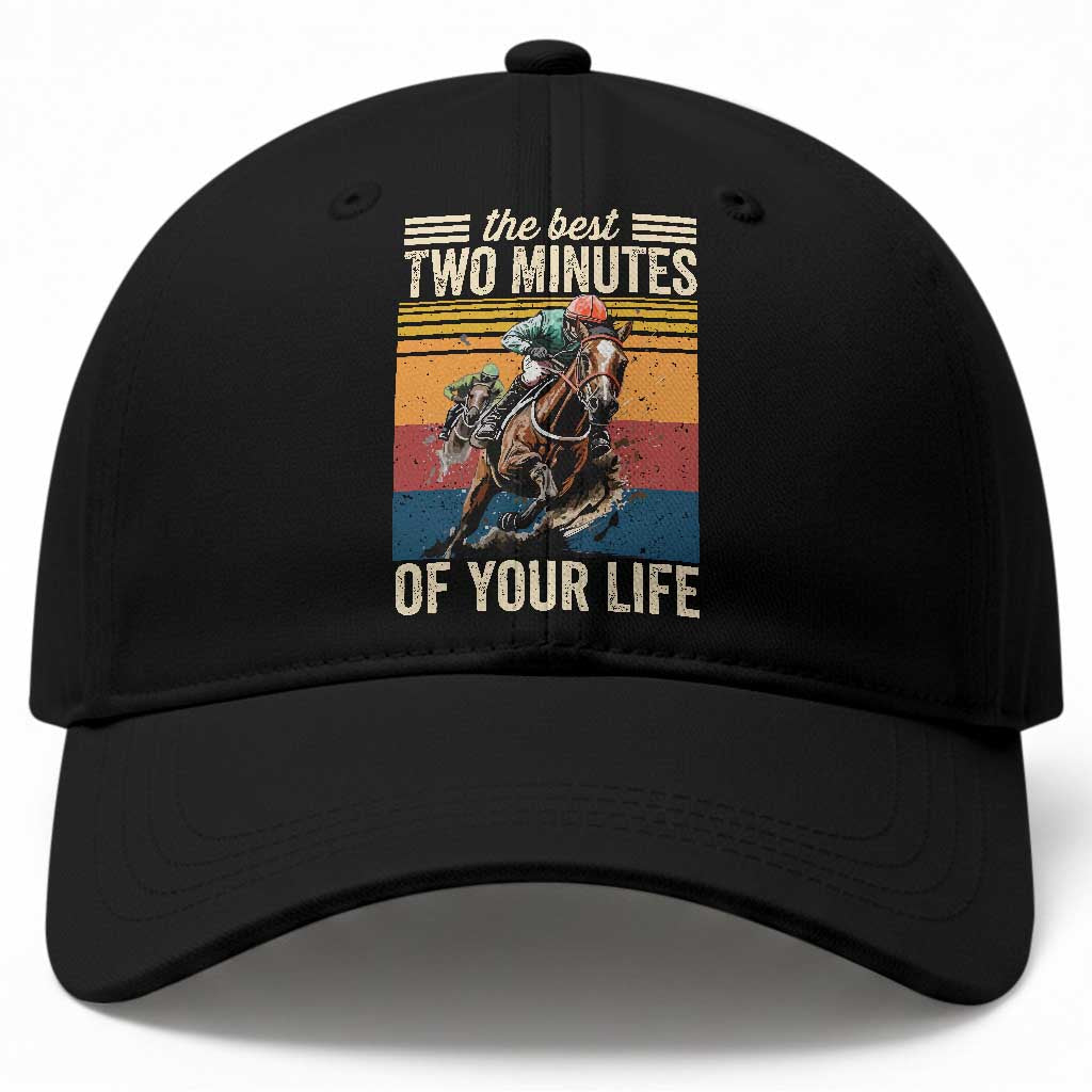 Horse Race Derby Baseball Cap The Best Two Minutes Of Your Life TS11 Print Your Wear