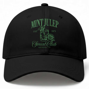 Mint Julep Social Club KY Funny Derby Cocktail Baseball Cap TS11 Print Your Wear