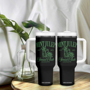 Mint Julep Social Club KY Funny Derby Cocktail Tumbler With Handle TS11 Print Your Wear