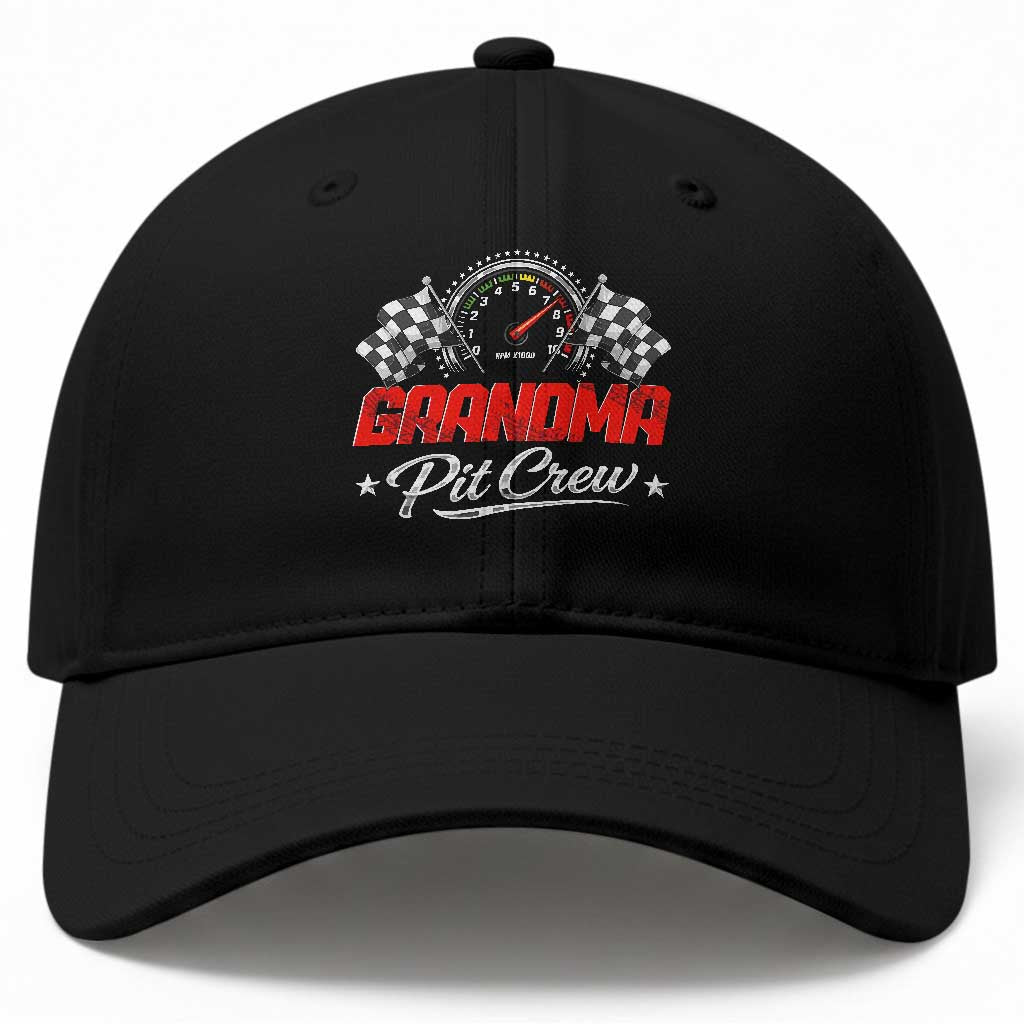 Grandma Pit Crew Baseball Cap Racing Family Matching Nana Gifts