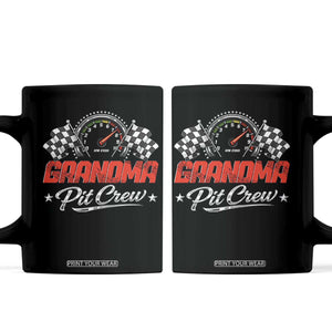 Grandma Pit Crew Coffee Mug Racing Family Matching Nana Gifts