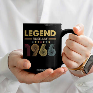 July 60th Birthday Coffee Mug Legends Since July 1966 Retro Bday TS11 Print Your Wear