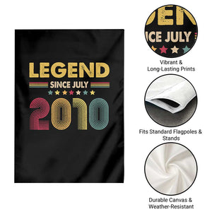 July 16th Birthday Garden Flag Legends Since July 2010 Retro Bday TS11 Print Your Wear