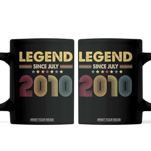 July 16th Birthday Coffee Mug Legends Since July 2010 Retro Bday TS11 Black Print Your Wear