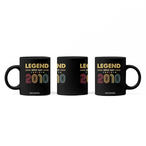July 16th Birthday Coffee Mug Legends Since July 2010 Retro Bday TS11 Print Your Wear