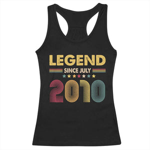 July 16th Birthday Racerback Tank Top Legends Since July 2010 Retro Bday TS11 Black Print Your Wear