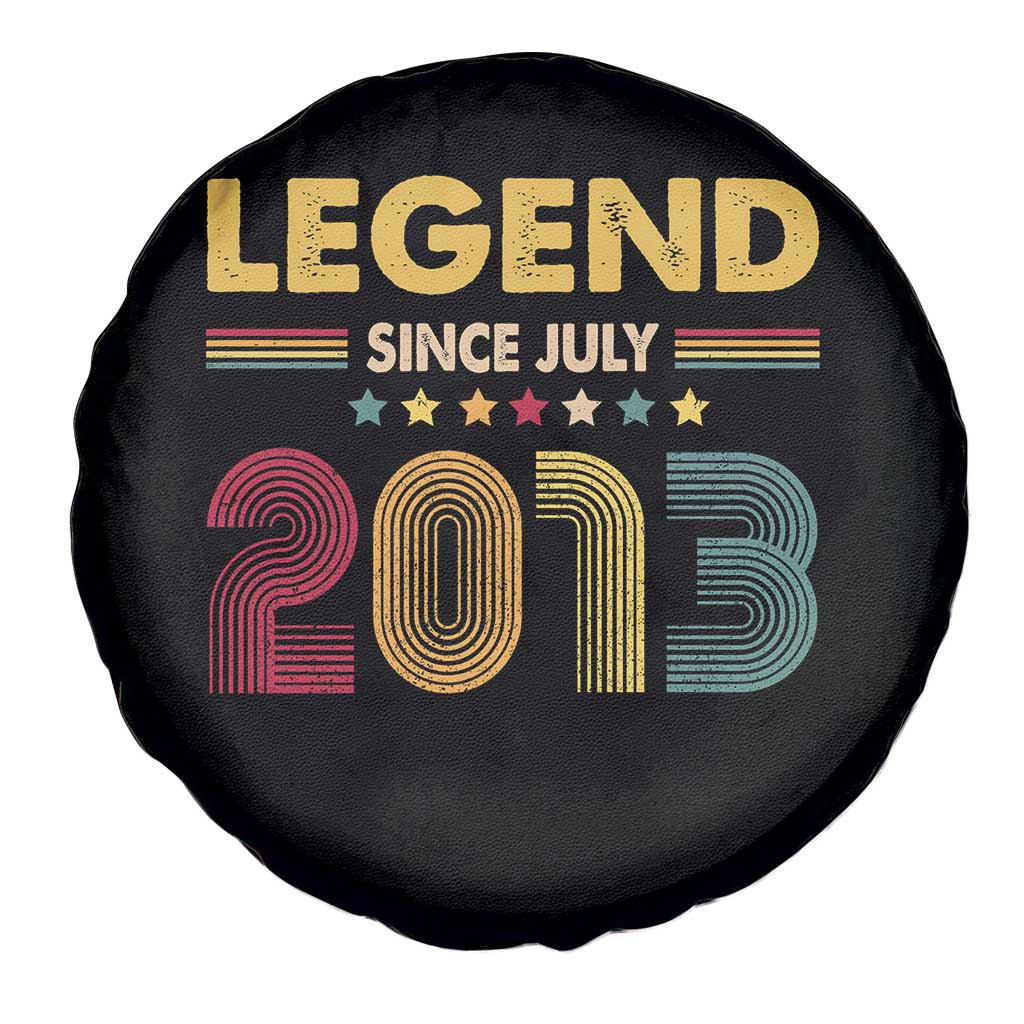 July 13th Birthday Spare Tire Cover Legends Since July 2013 Retro Bday TS11 Print Your Wear