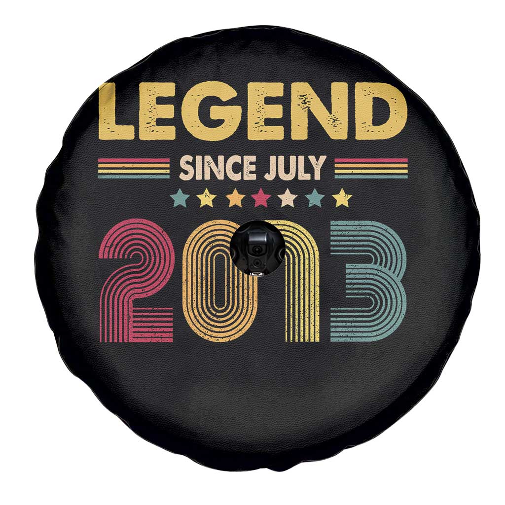 July 13th Birthday Spare Tire Cover Legends Since July 2013 Retro Bday TS11 Print Your Wear