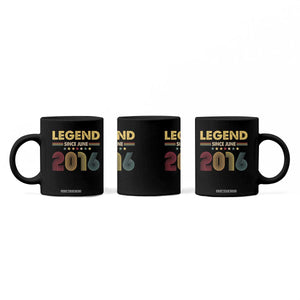 June 10th Birthday Coffee Mug Legends Since June 2016 Retro Bday TS11 Print Your Wear