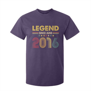June 10th Birthday T Shirt For Kid Legends Since June 2016 Retro Bday TS11 Purple Print Your Wear