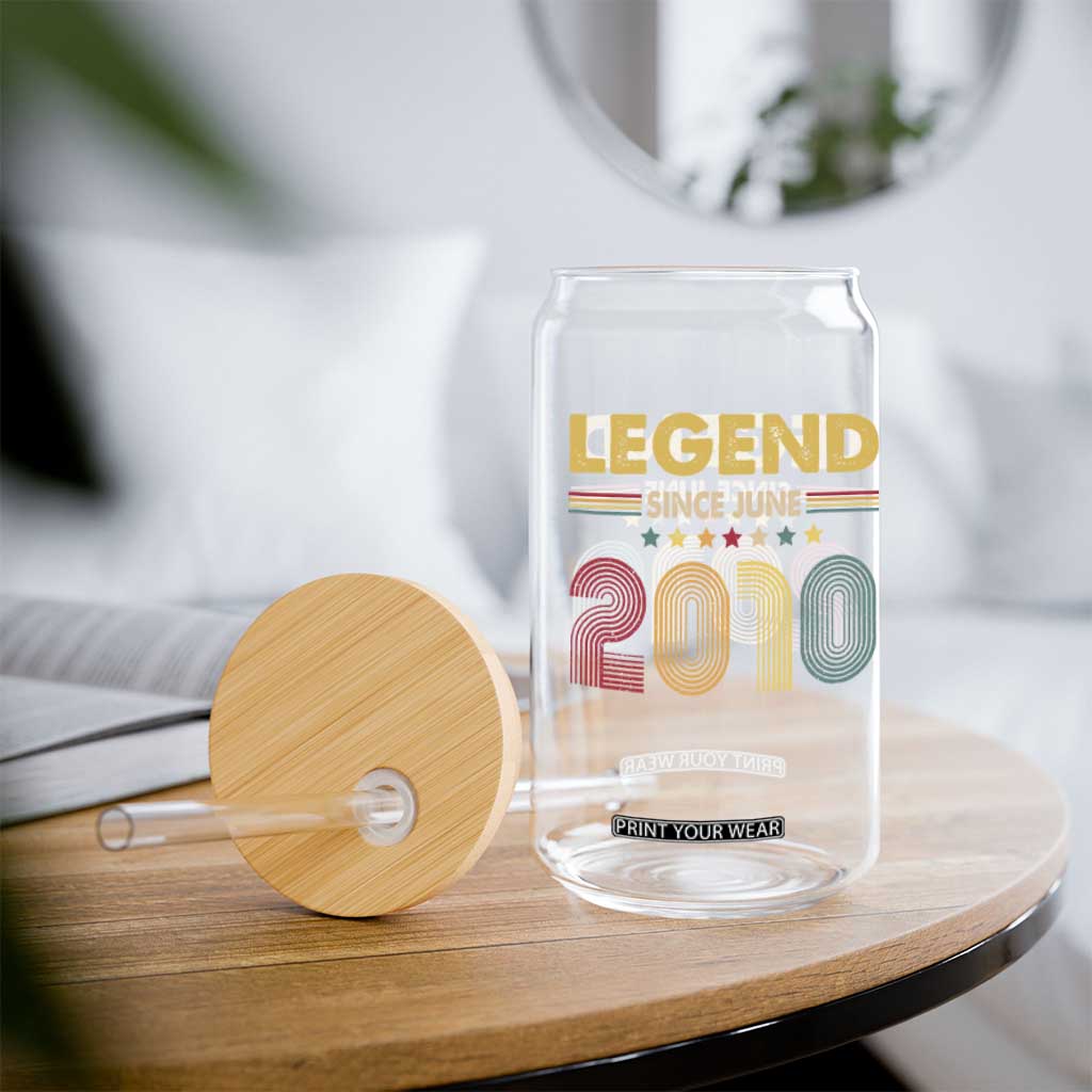 June 16th Birthday Glass Can Legends Since June 2010 Retro Bday TS11 Print Your Wear