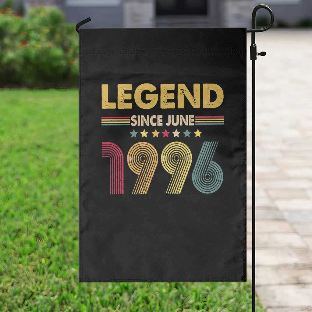 June 30th Birthday Garden Flag Legends Since June 1996 Retro Bday TS11 Print Your Wear
