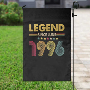 June 30th Birthday Garden Flag Legends Since June 1996 Retro Bday TS11 Print Your Wear
