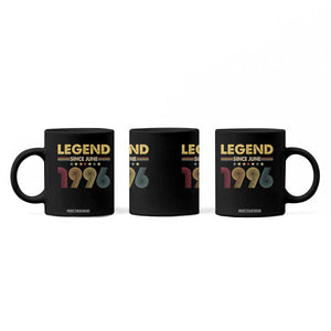 June 30th Birthday Coffee Mug Legends Since June 1996 Retro Bday TS11 Print Your Wear