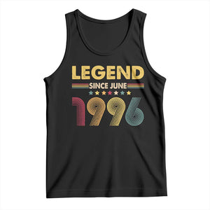 June 30th Birthday Tank Top Legends Since June 1996 Retro Bday TS11 Black Print Your Wear