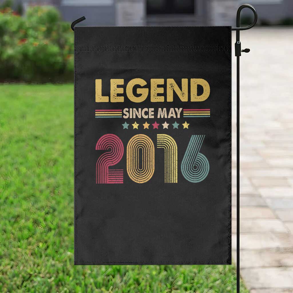 May 10th Birthday Garden Flag Legends Since May 2016 Retro Bday TS11 Print Your Wear