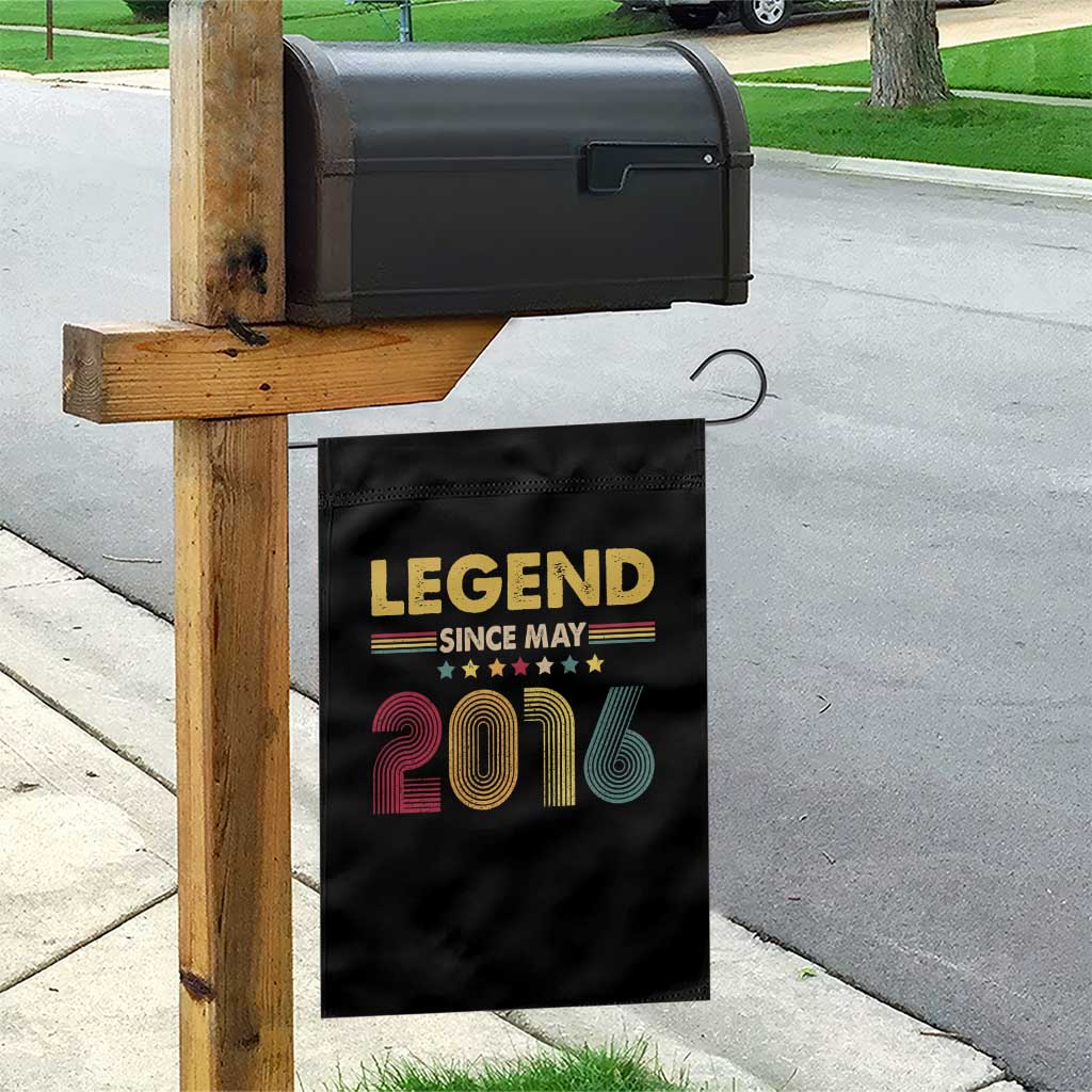 May 10th Birthday Garden Flag Legends Since May 2016 Retro Bday TS11 Print Your Wear