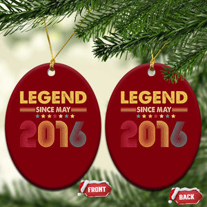 May 10th Birthday Ceramic Ornament Legends Since May 2016 Retro Bday TS11 Print Your Wear