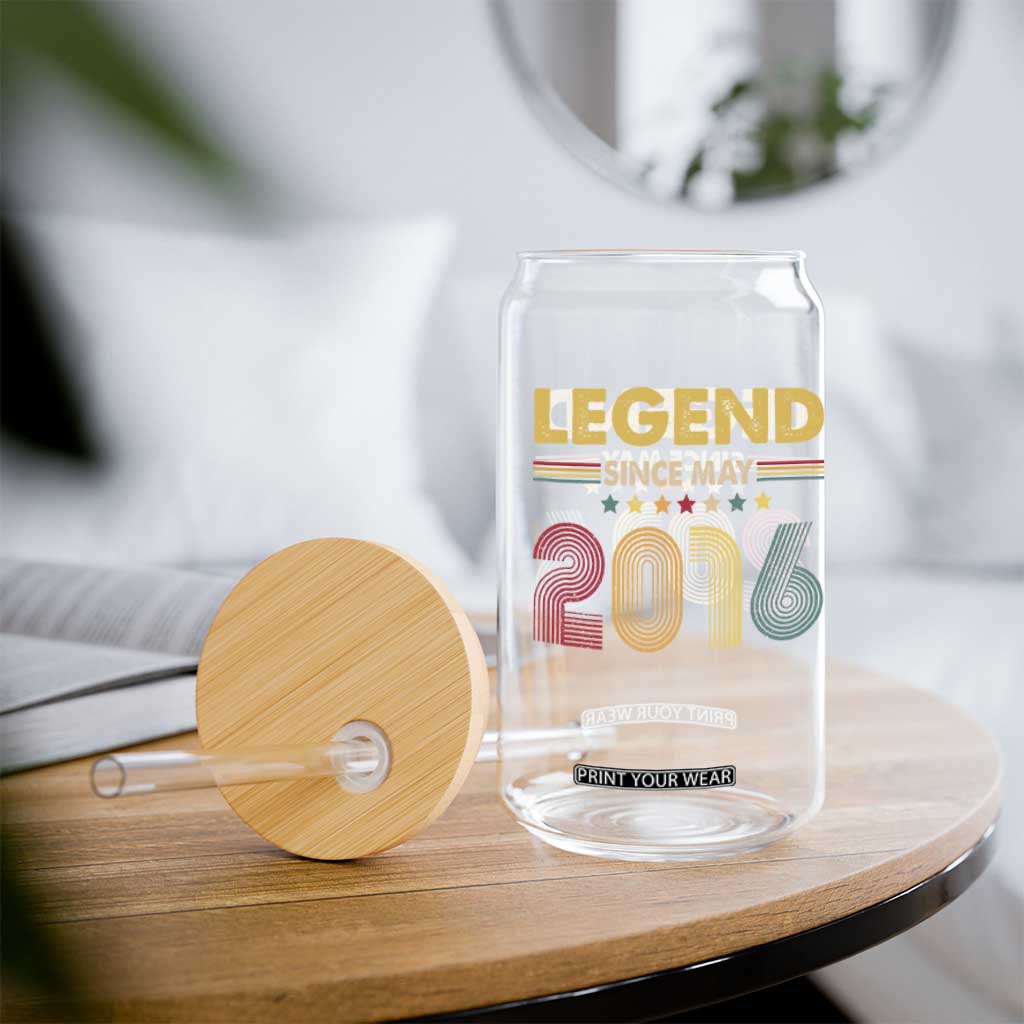 May 10th Birthday Glass Can Legends Since May 2016 Retro Bday TS11 Print Your Wear