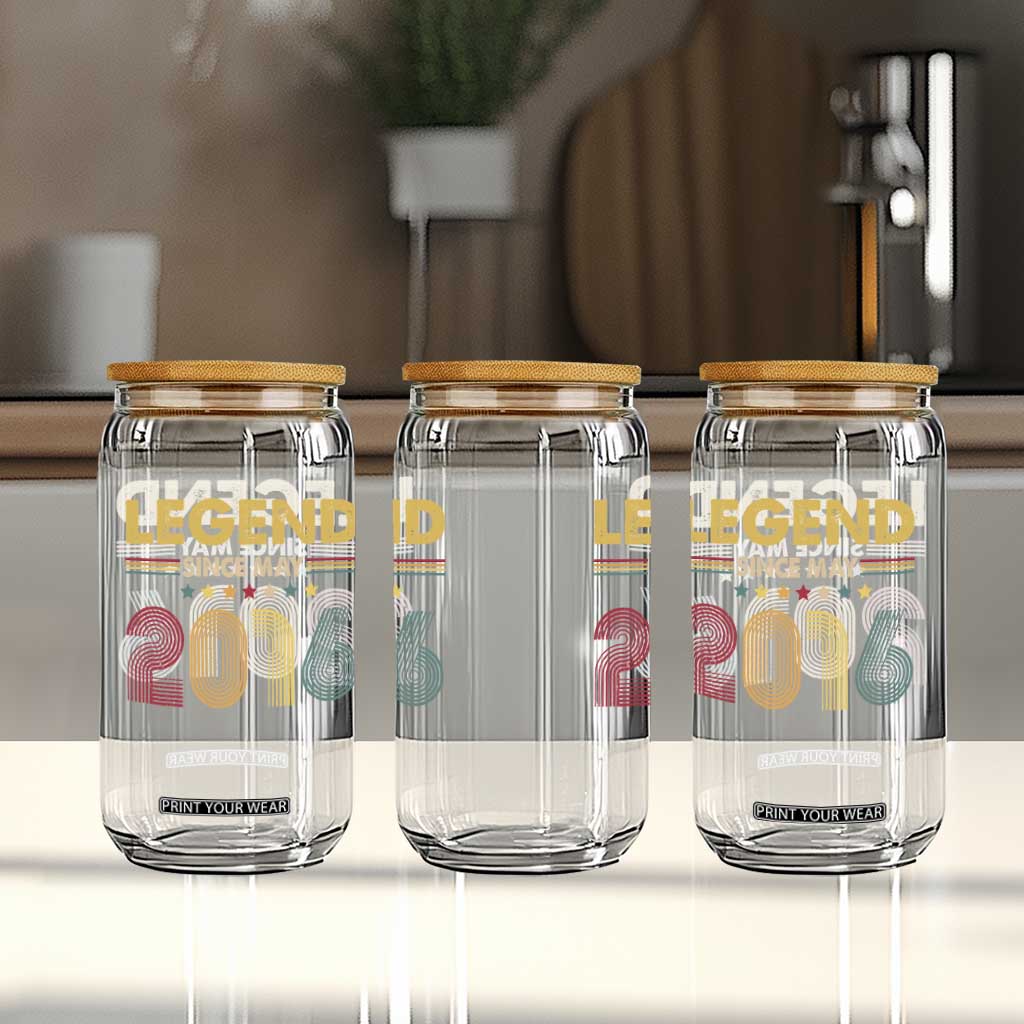May 10th Birthday Glass Can Legends Since May 2016 Retro Bday TS11 Print Your Wear
