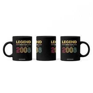 May 18th Birthday Coffee Mug Legends Since May 2008 Retro Bday TS11 Print Your Wear