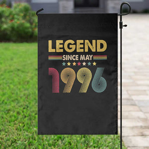 May 30th Birthday Garden Flag Legends Since May 1996 Retro Bday TS11 Print Your Wear