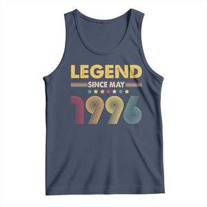 May 30th Birthday Tank Top Legends Since May 1996 Retro Bday TS11 Navy Print Your Wear