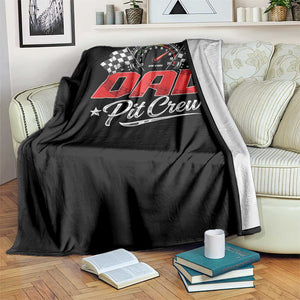 Dad Pit Crew Throw Blanket Racing Family Matching Father's Day TS11 Print Your Wear