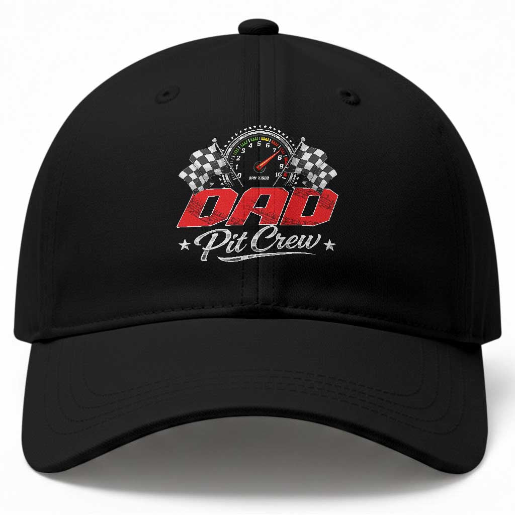 Dad Pit Crew Baseball Cap Racing Family Matching Father's Day TS11 Print Your Wear