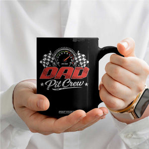 Dad Pit Crew Coffee Mug Racing Family Matching Father's Day TS11 Print Your Wear
