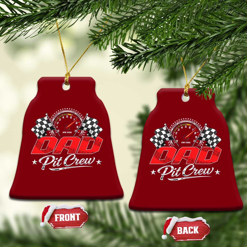 Dad Pit Crew Ceramic Ornament Racing Family Matching Father's Day TS11 Print Your Wear