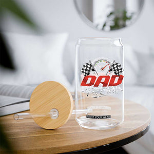 Dad Pit Crew Glass Can Racing Family Matching Father's Day TS11 Print Your Wear