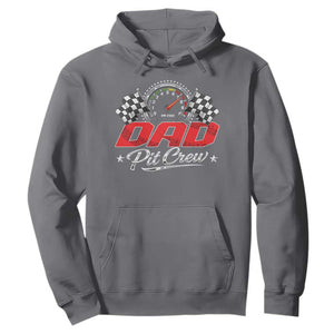 Dad Pit Crew Hoodie Racing Family Matching Father's Day TS11 Charcoal Print Your Wear