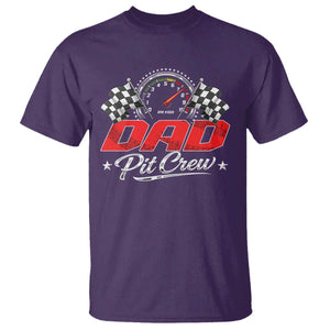 Dad Pit Crew T Shirt Racing Family Matching Father's Day TS11 Purple Print Your Wear