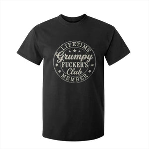 Grumpy Fucker's Club Lifetime Member T Shirt For Kid TS11 Black Print Your Wear