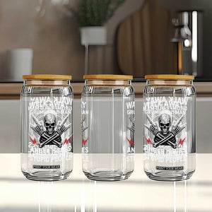 Walk Away I Am A Grumpy Old Man I Have Anger Issues Glass Can Funny Senior Citizen TS11 Print Your Wear